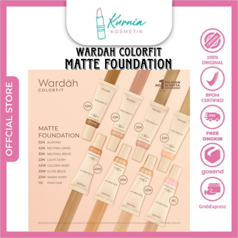 WARDAH COLORFIT MATTE FOUNDATION