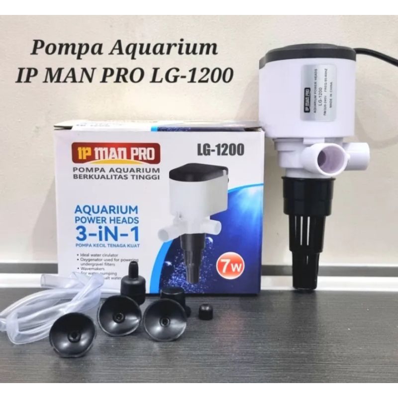 Aquarium Power Heads 3 in 1 IP-1200 Pompa Aquarium Pompa Celup / Aquarium Power Heads 3 in 1 IP MAN 
