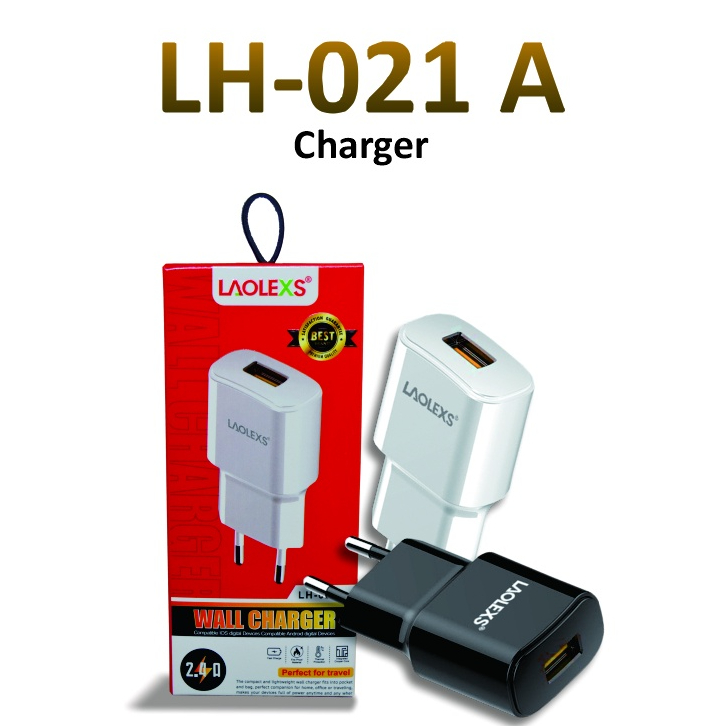 Adaptor/Kepala Charger LH-021A LAOLEXS Dengan 1 Port USB - Fast Charging Best Seller