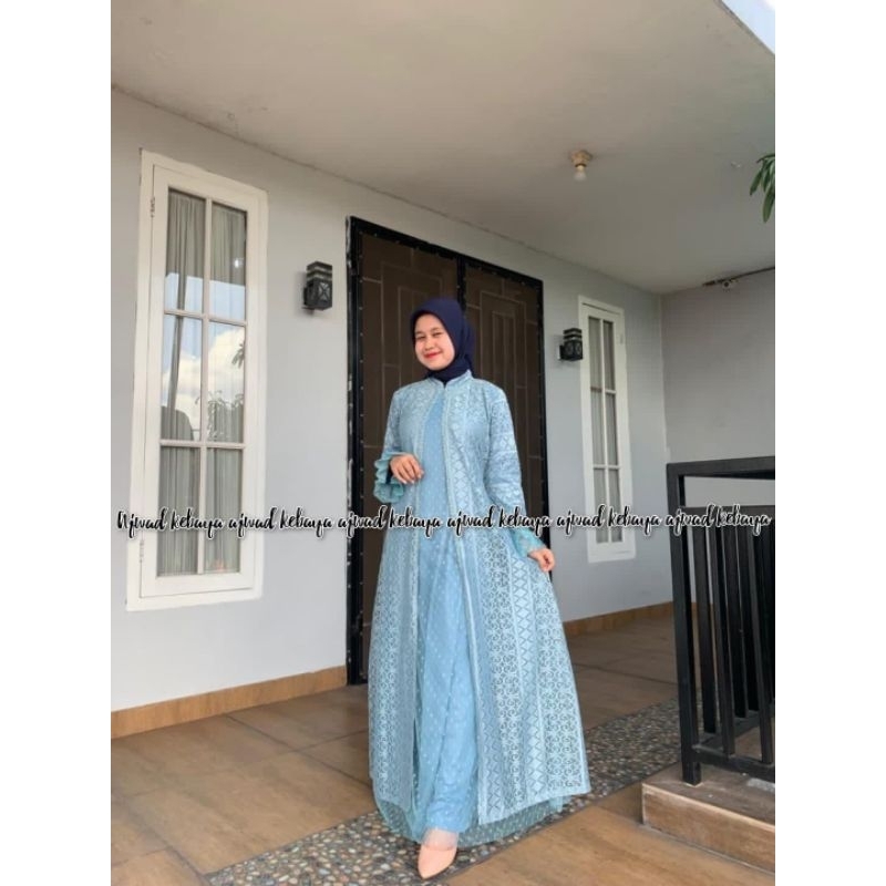 Gamis Kekinian Alena Bordir Manual Original Butik