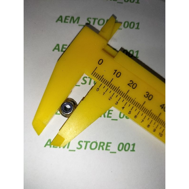 NYLON FLANGE M4 KUNCI 7 STAINLESS 304 A2-70