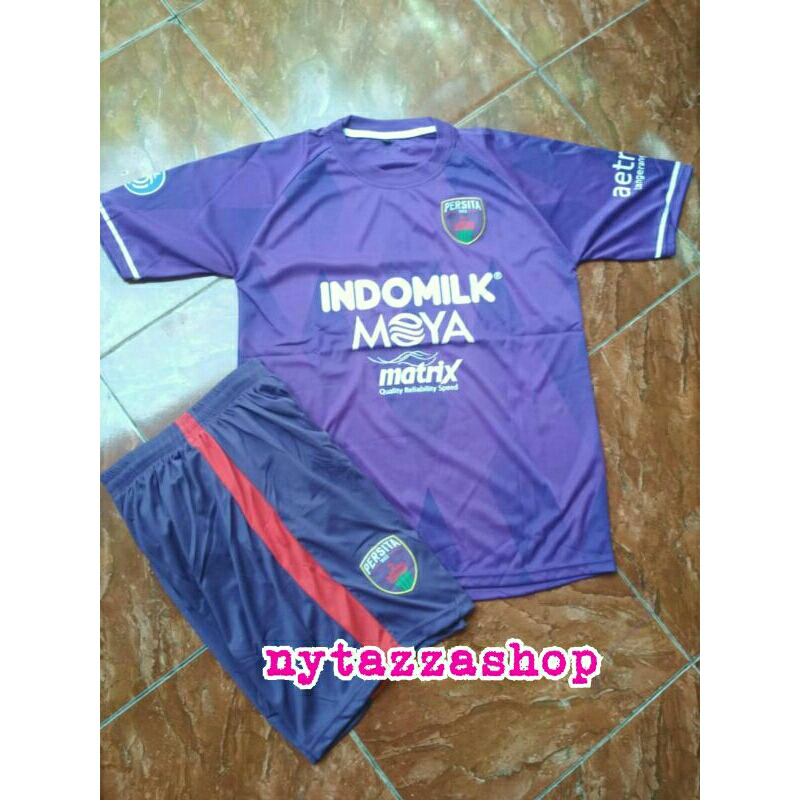 Kaos Setelan Jersey Sepak Bola PERSITA TANGERANG/Kaos Baju Stelan Bola Dewasa Liga Indonesia Liga BR