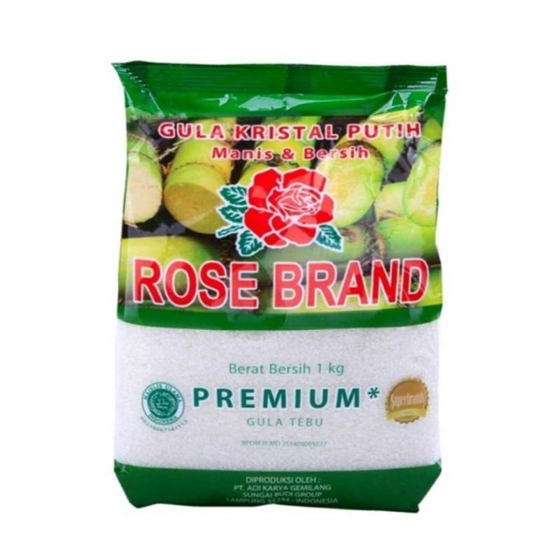

❤ BORNEO ❤ GULA ROSE BRAND KEMASAN HIJAU 1KG