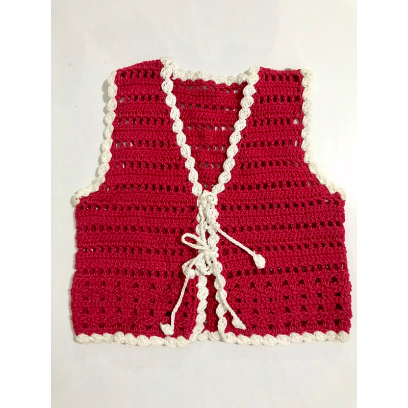 Rompi Rajut  Bayi / Crochet Baby Vest