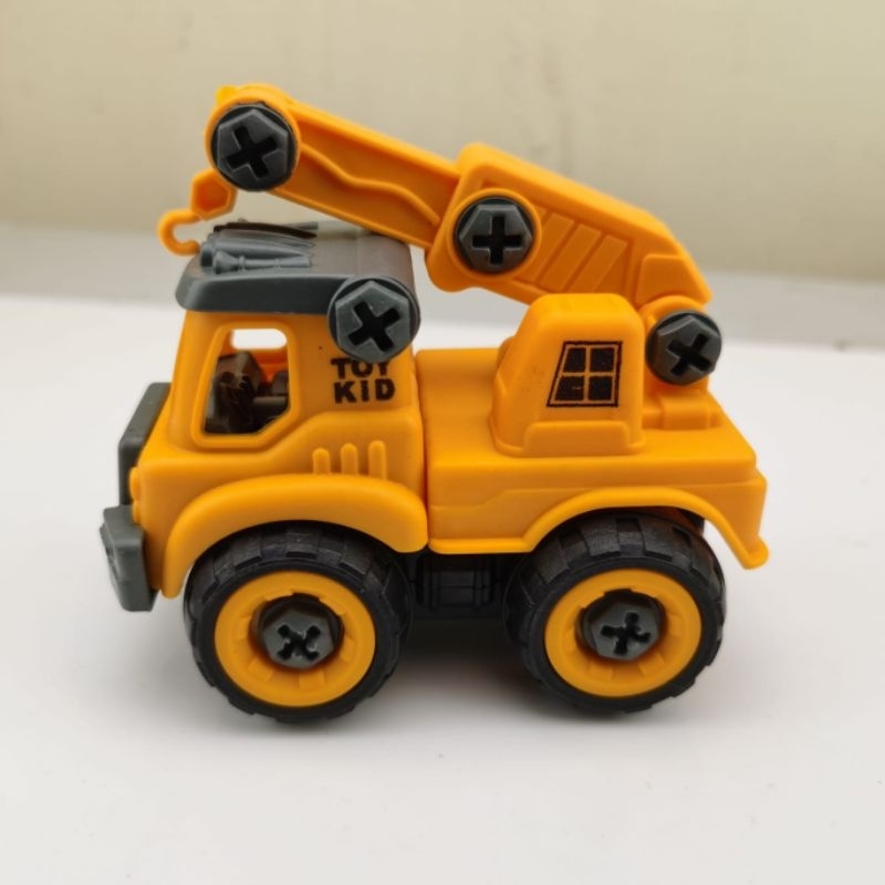 Mainan anak Truck Excavator Construction / Mobil Konstruksi Teknik Mobil Excavator Dump Roller