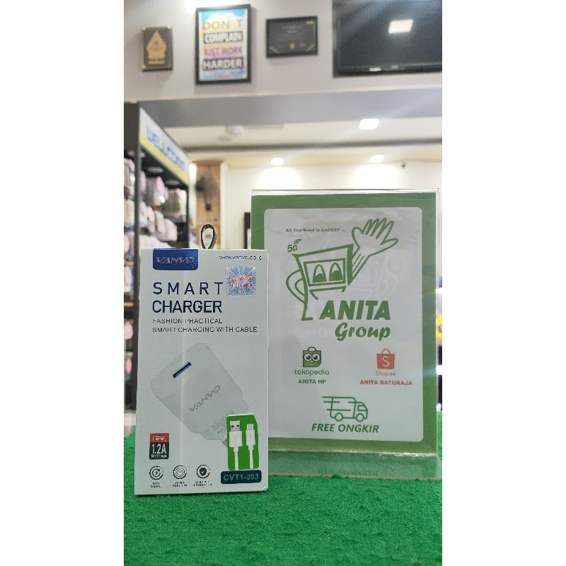 CHARGER VANVO CVT1-393 1.2A 1USB TYPE-C