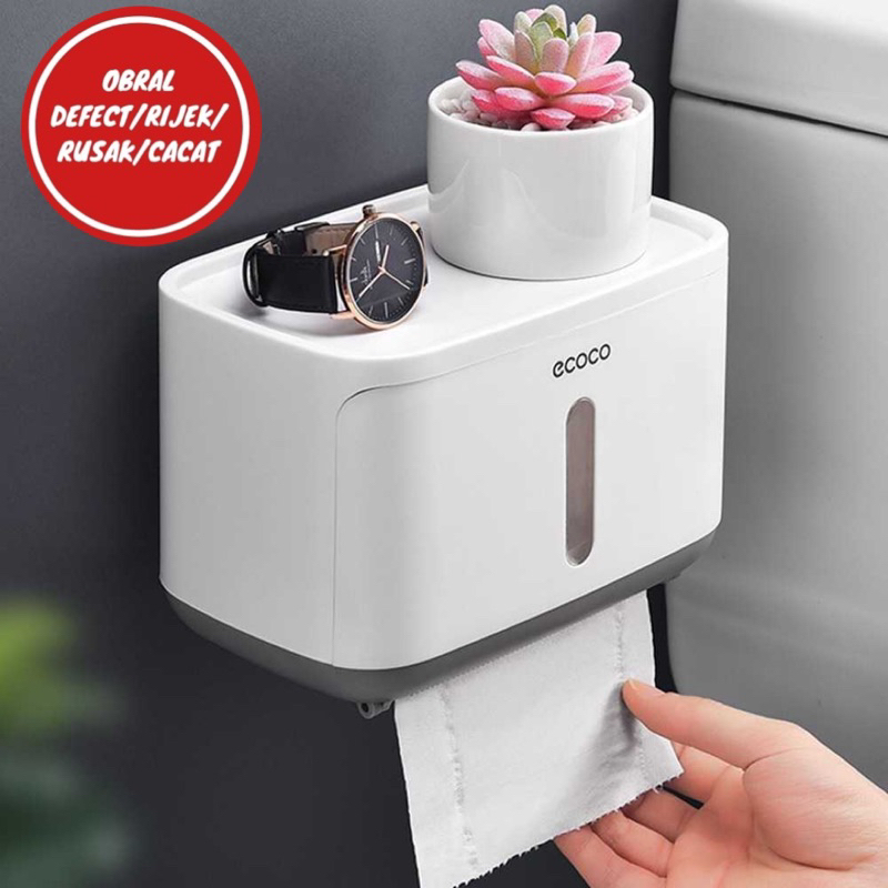 [OBRAL RIJEK] Kotak Tisu Tissue Storage Toilet Paper Box Dispenser - E1807