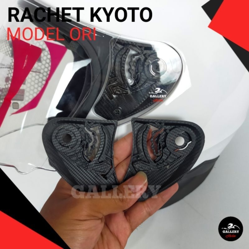 RACHET HELM KYT KYOTO | DUDUKAN KACA HELM KYT KYOTO