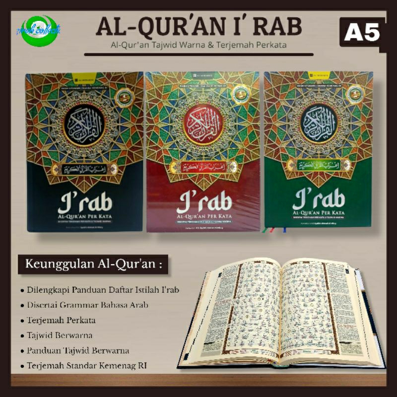 Al-Qur'an Irab Terjemah Perkata A5._alquran irab tajwid terjemah HC