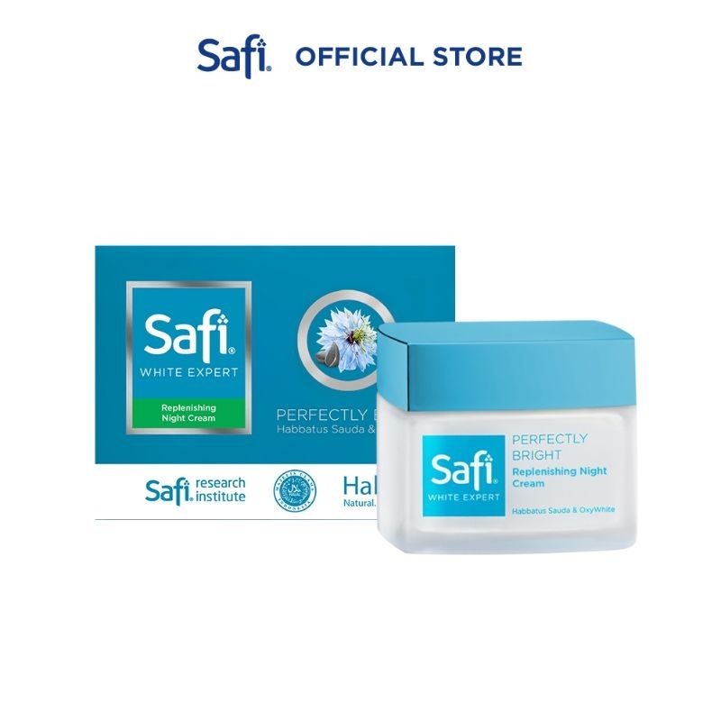 safi white expert replenishing night cream 45gram