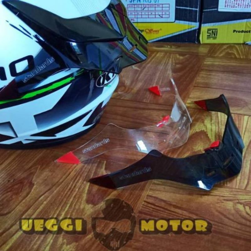 KACA FLAT VISOR HELM KYT RC7 R10 K2R MDS VIKTORY IRIDIUM SILVER GOLD BLUE RAINBOW HITAM BENING MURAH KUALITAS MEWAH