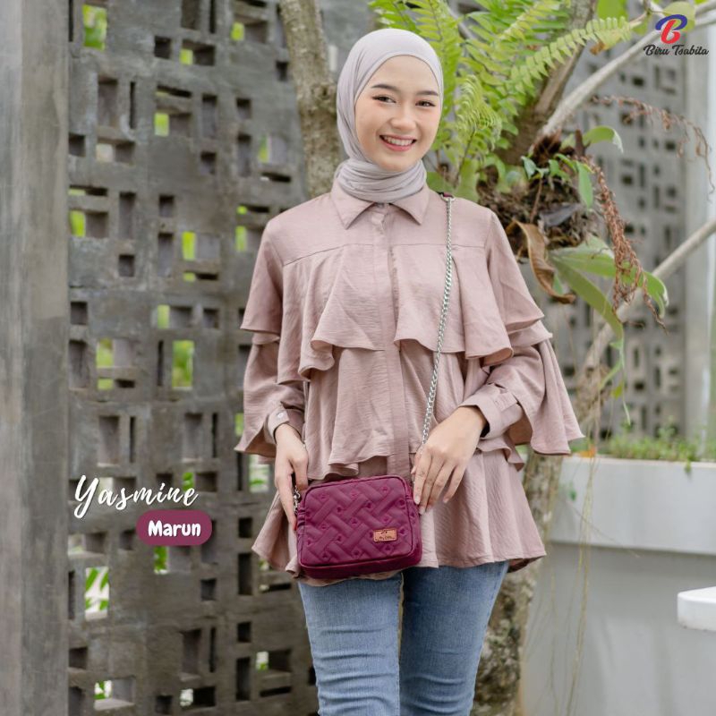 TAS YASMINE BY BIRU TSABITA BORDIR CHOCOLY