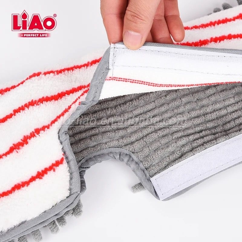 LIAO Alat Pel Lantai 40 CM Microfiber Flat Mop Pembersih Lantai (A130095)