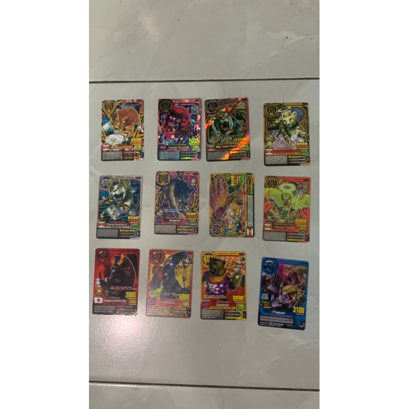 Kartu Animal Kaiser Original 2in1 Evo 3/4/6/7/8 Master apollo,Admiral erraser,zangetsu dll.