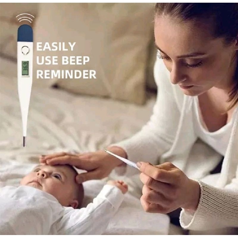 Thermometer Digital Alat Pengukur Suhu Badan Tubuh Bayi Baby Anak Termometer Mulut Ukur Ketiak