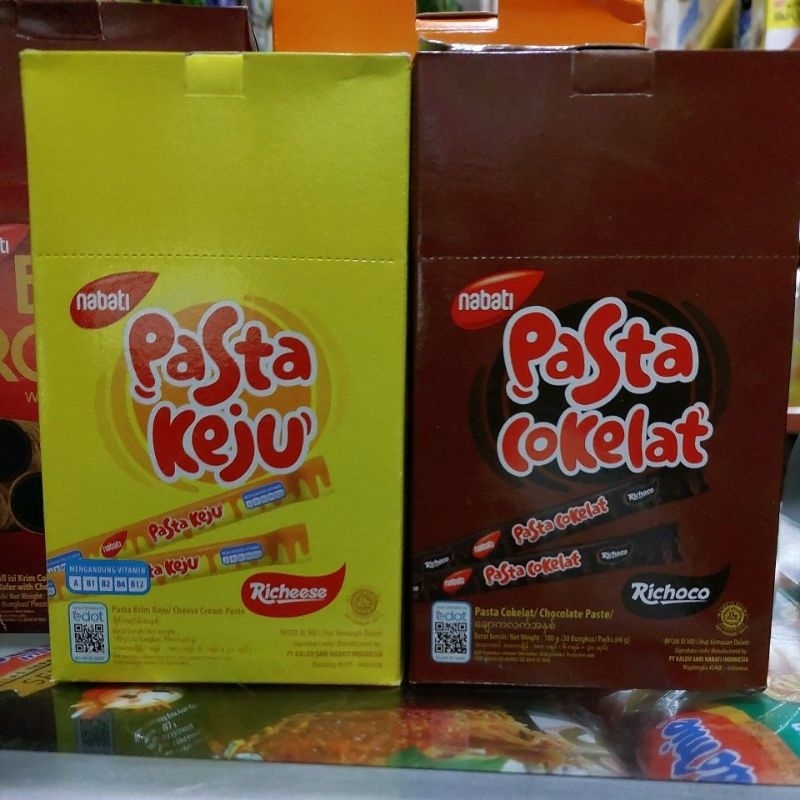 

nabati pasta coklat keju