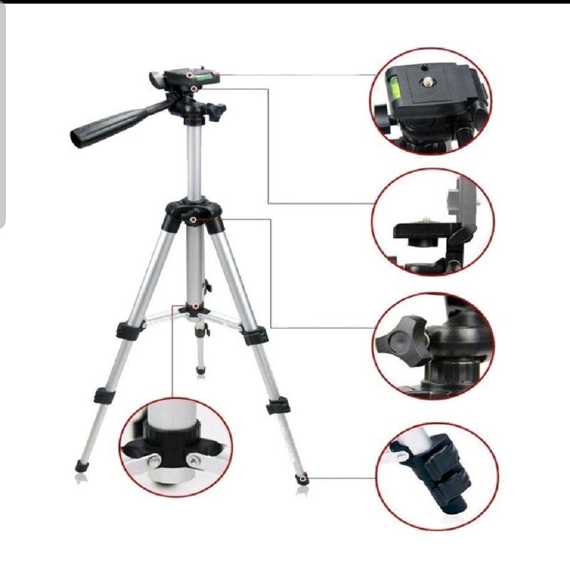 Tripod 3110 Tripod Kamera Hp Free tas dan Holder U