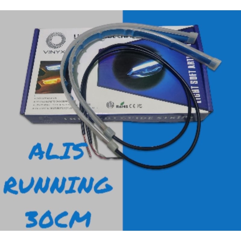 LAMPU LED ALIS RUNNING SEN 30CM UNIVERSAL HARGA 1 PASANG