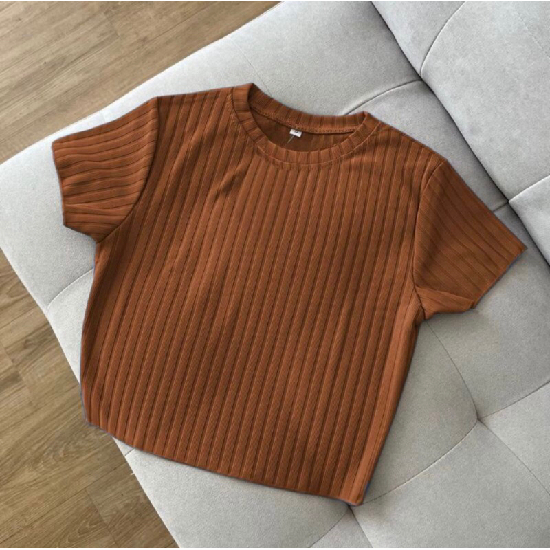 CROP INNER LENGAN PENDEK INNER CROP TOP KNIT INNER