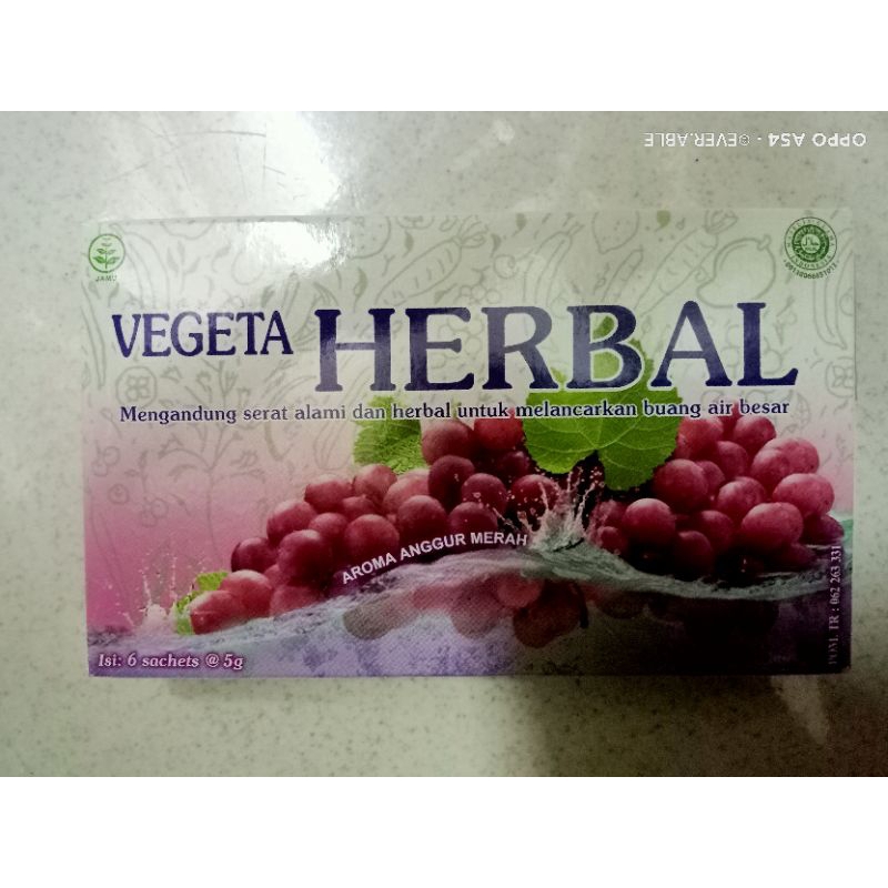 VEGETA HERBAL DUS ISI 6 SACHET