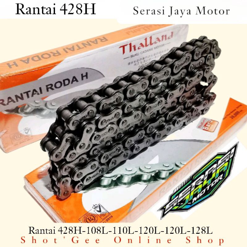 THALLAND RANTAI RODA 428H-110L