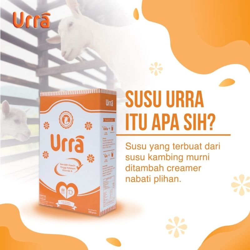

Susu Kambing URRA (Sehat Selalu dgn minum susu Kambing)