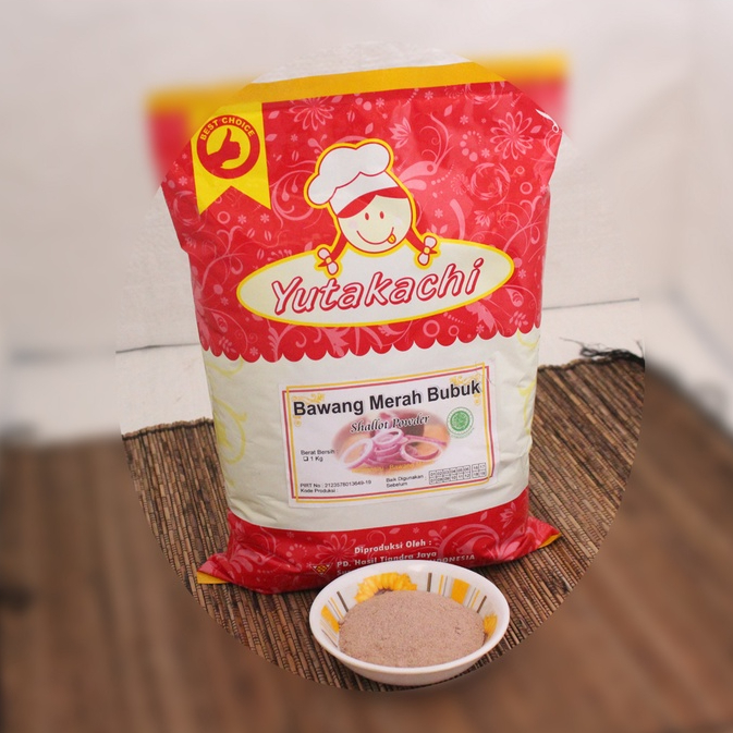 Bawang Merah Bubuk 1Kg Murni / Red Onion Powder / Onion Powder / Bumbu Rempah Bubuk Premium / Bumbu Masak / Pusat Bumbu