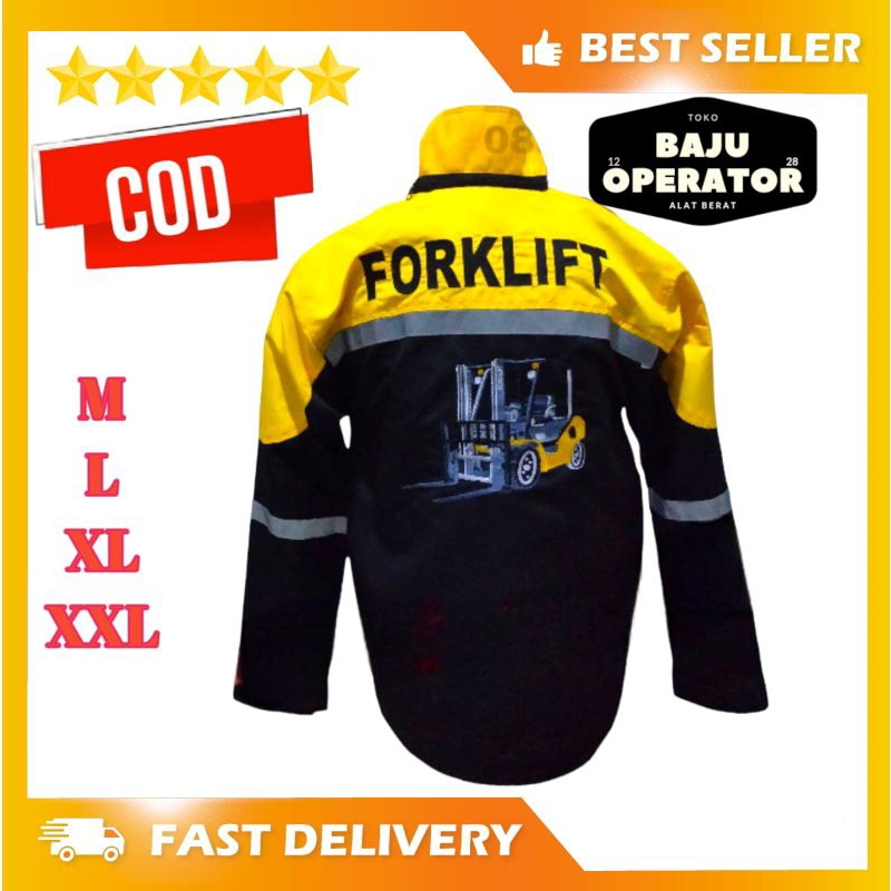 Jaket Forklift / jaket forklip / jaket Operator forklift