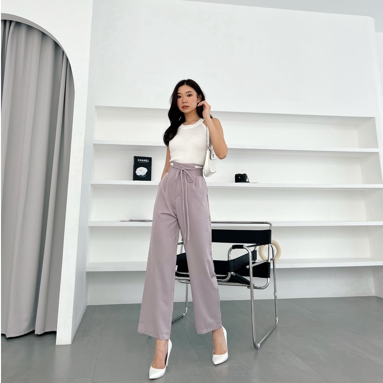 [ Marveile ] Margot Highwaist Pants / Celana Highwaist Wanita