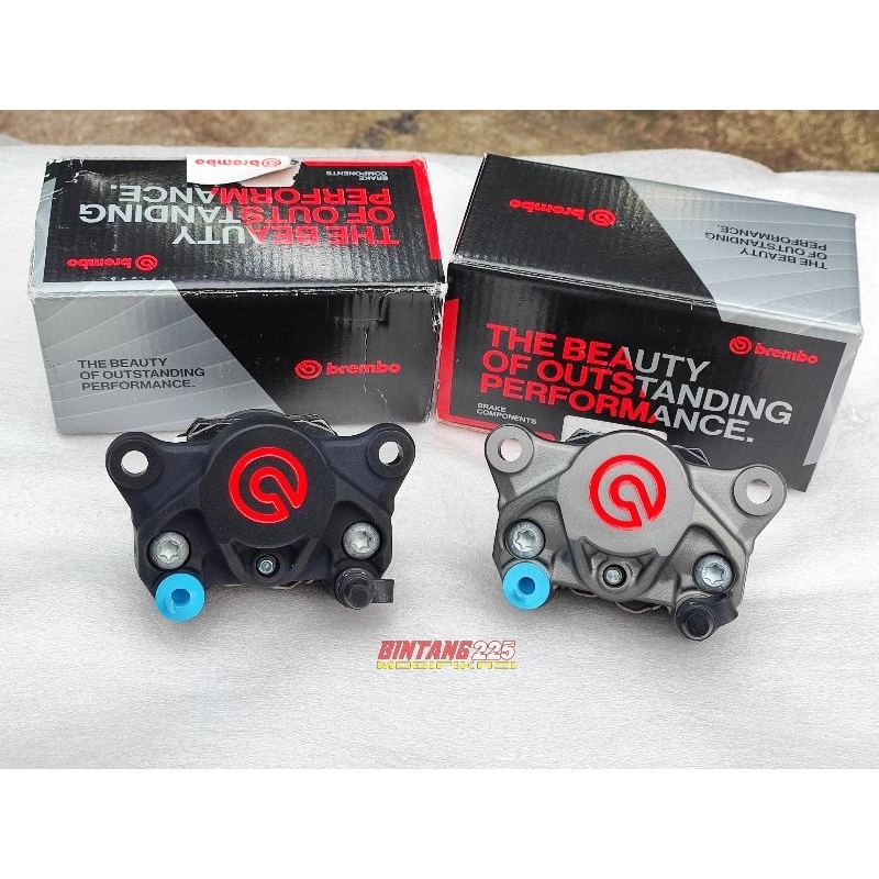 kaliper BREMBO  2P ORIGINAL RED LOGO NINJA 250 R25 XMAX NMAX ZX25R CBR250RR CBR150 R15 V3 R15 V4 VIX