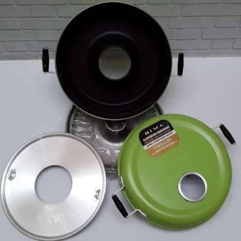 BAKINGPAN BIMA TEFLON 28cm / TUANGAN BOLU BIMA TEFLON 8 telur ANTI LENGKET