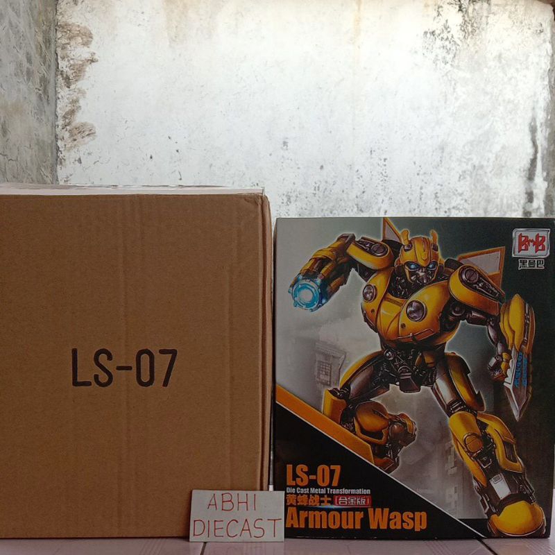 Transformers bmb ls07 armour wasp bumblebee figure transformer bmb ls-07 bumble bee armour wasp
