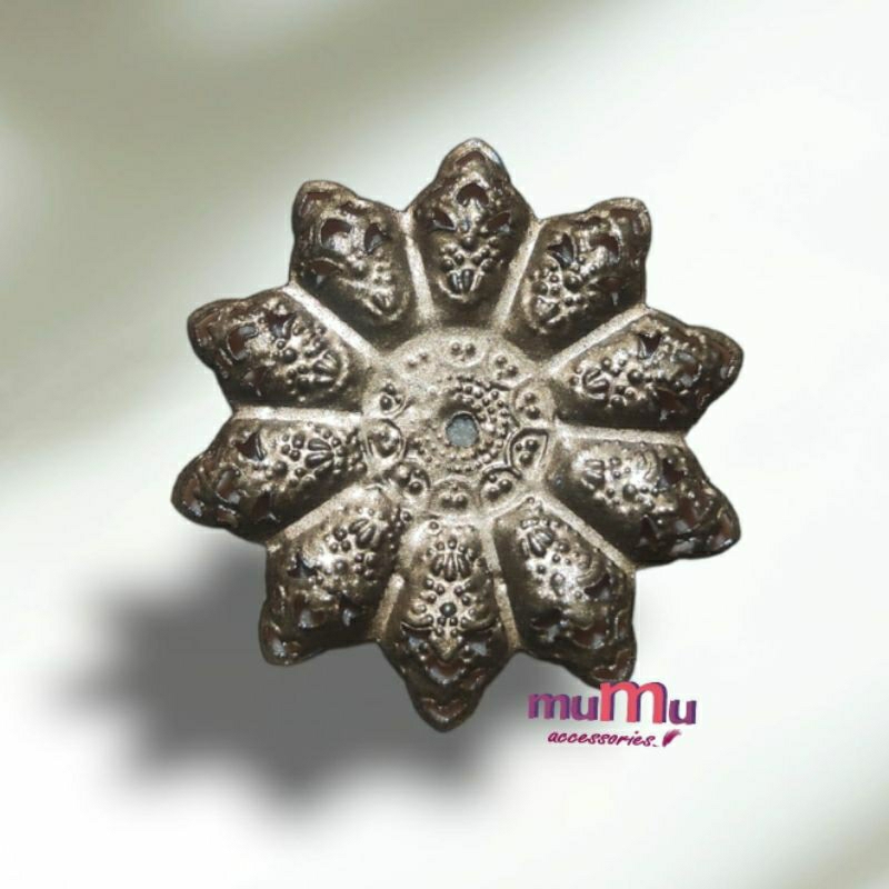 Lempeng lempengan bahan aksesoris craft ( 12 bj )