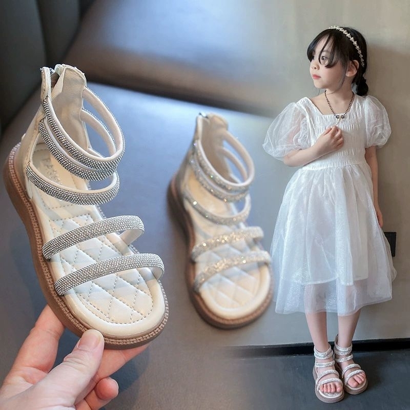 【FREE BOX IMPORT】VF891 - Sandal Boots Kristal Fashion Anak Import