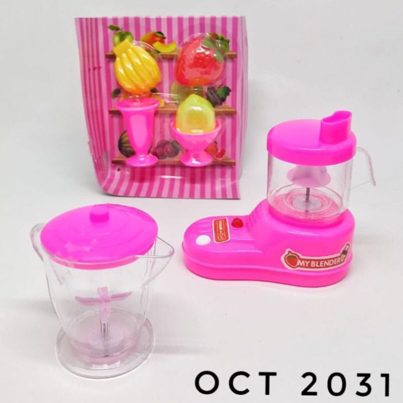 Mainan Koleksi Anak Cewek My Little Juicer Blender Lampu Nyala Mainan Jus