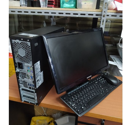 paket komputer fullset hp destop 8200 sff core i7 gen2 Ram 4GB/500gb winds10 keyboard + mouse siap pakei