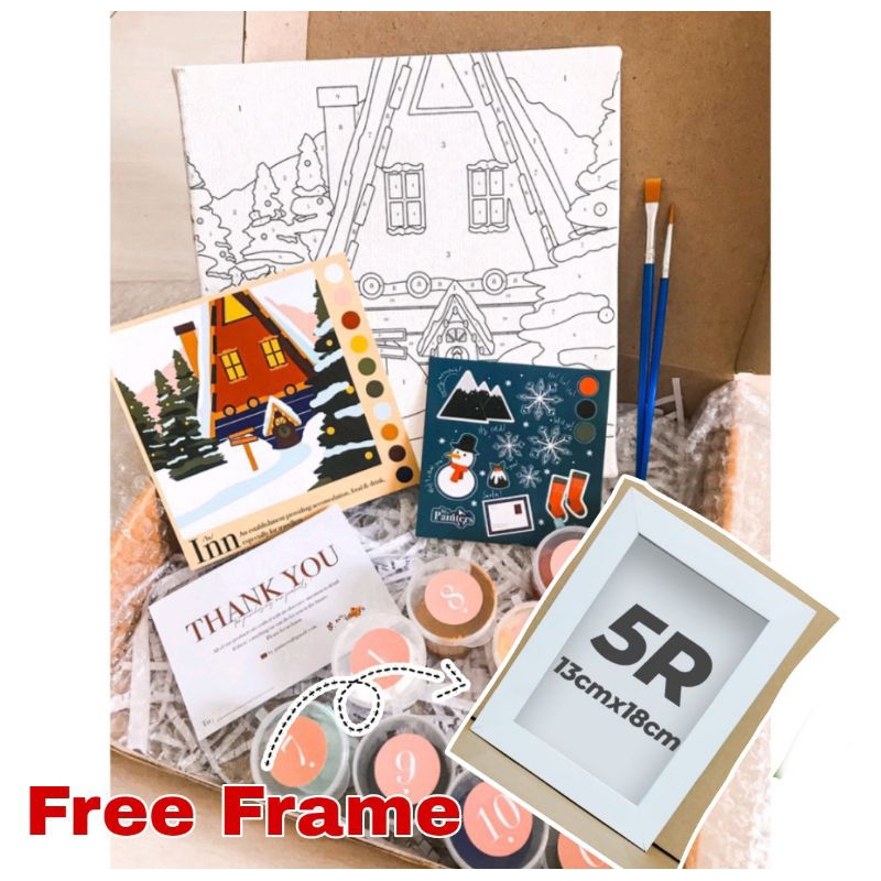 Painting kit for relaxation