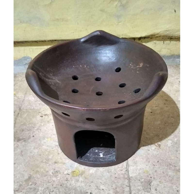 Tungku Tanah Liat Panjang Lingkaran 28 Cm