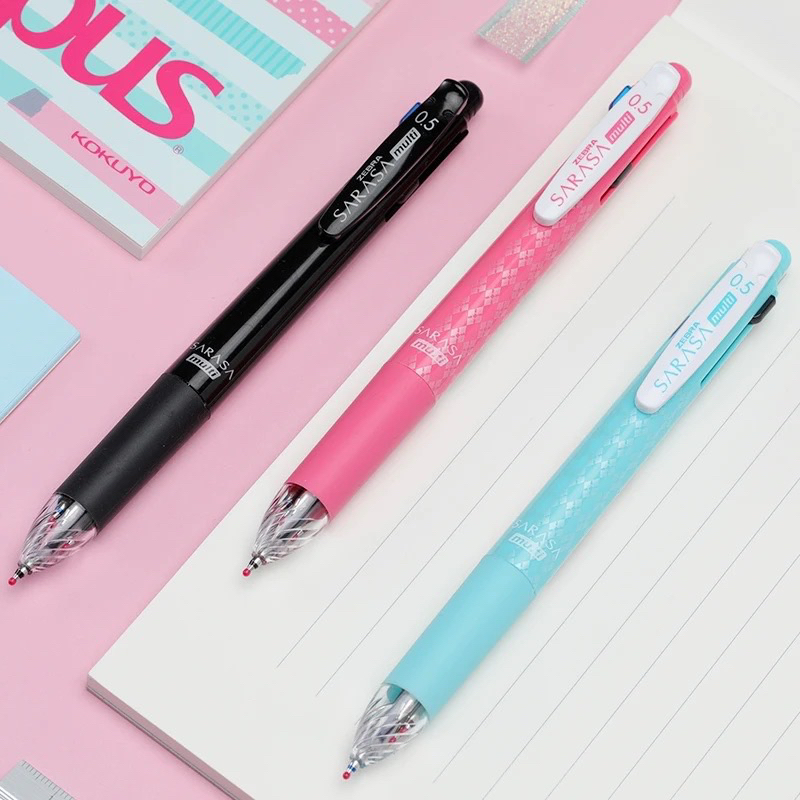 

Zebra Sarasa Multi 4+1 4 Colors 1 Mechanical Pencil 0.4mm 0.5mm Gel Ink Multi Pen