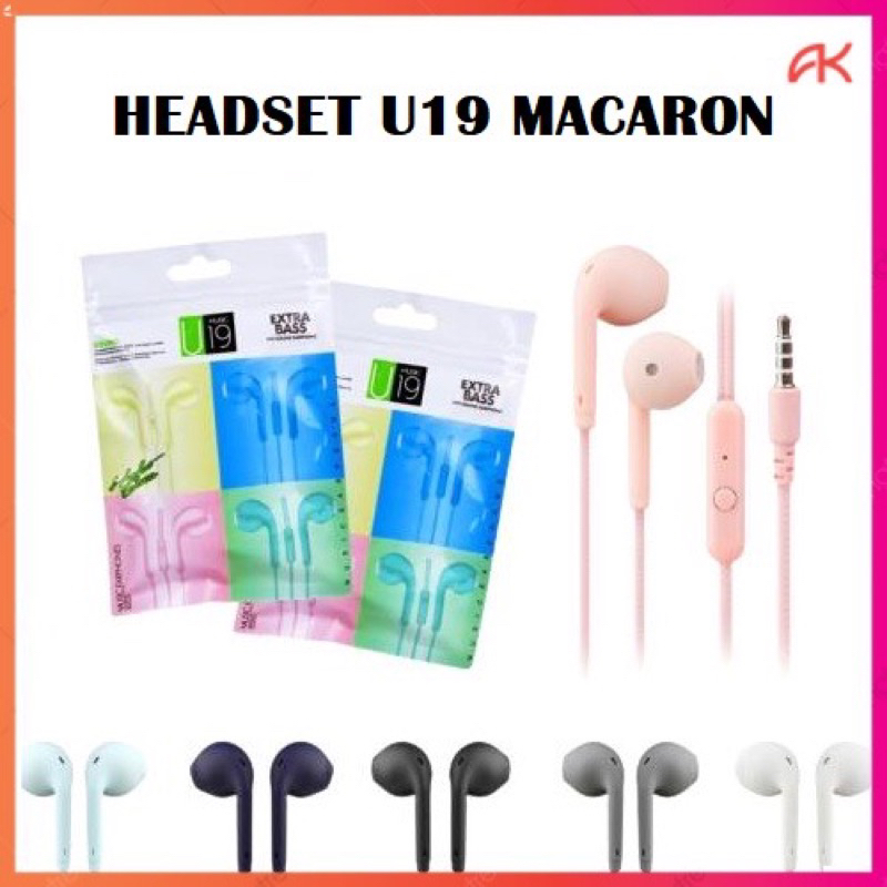Ash shura Hea - 01 HEADSET MACARON EXTRA BASS STEREO OR88 TYPE F1 HANSFREE WARNA WARNI EARPHONE Hi Fi