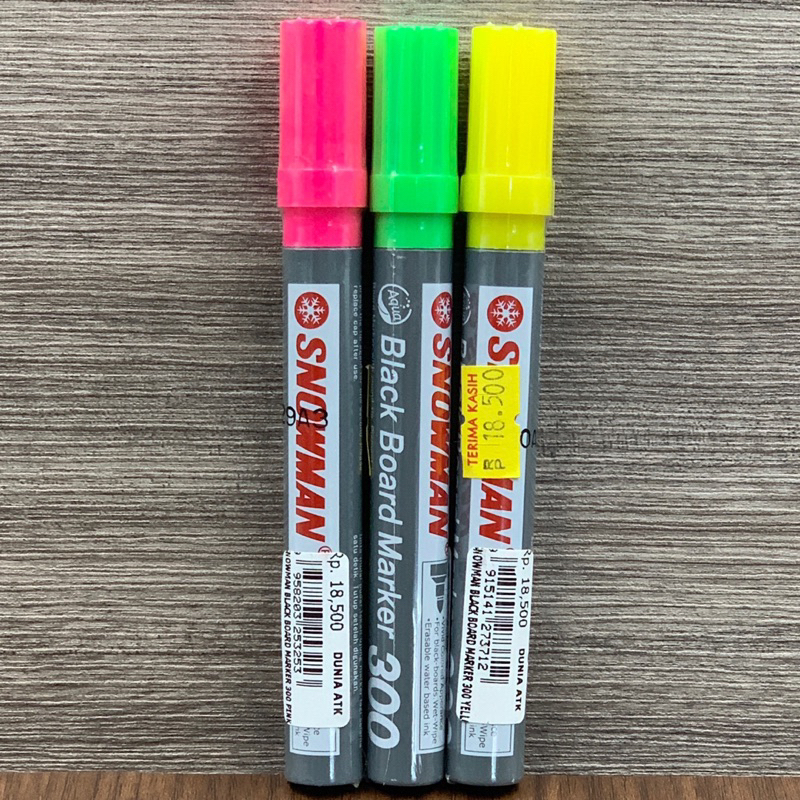 

Spidol SNOWMAN 300 black board marker