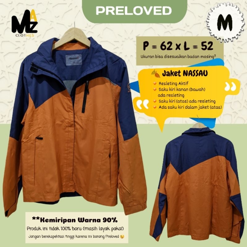 MAZ Preloved - Jaket Nassau - Jaket Second Branded - Murah Layak Pakai
