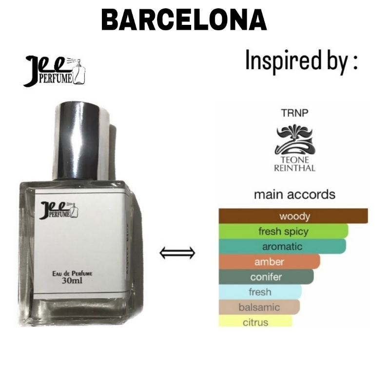 Parfum pria BARCA BY JEE PARFUM INSPIRED BARCELONA