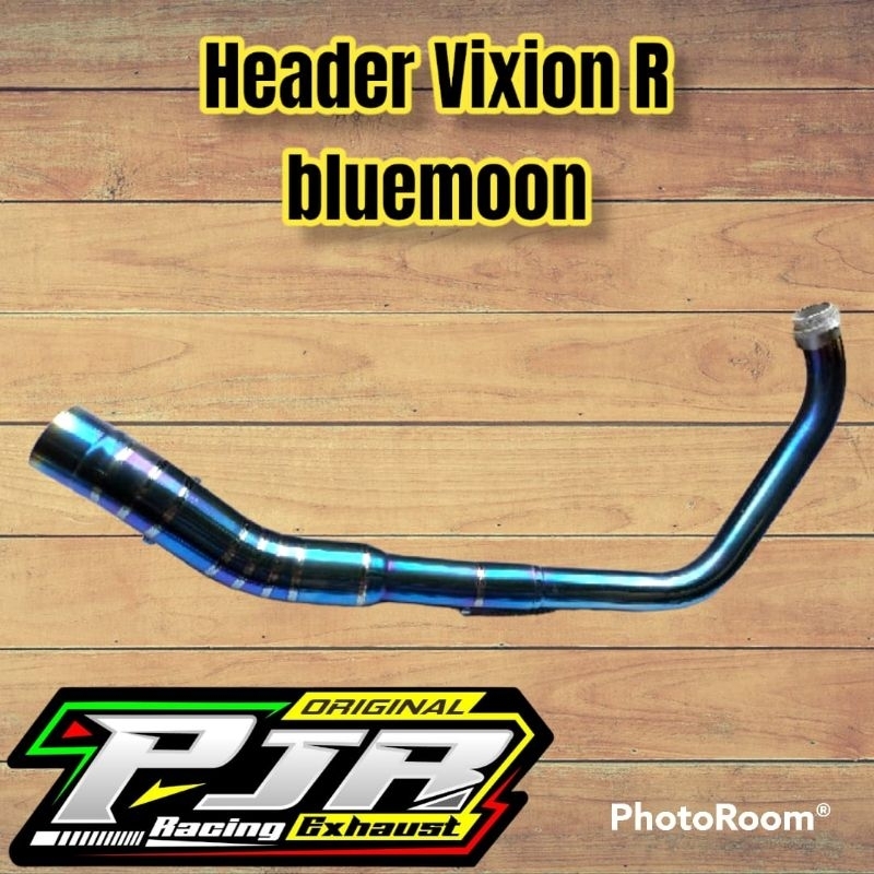 Leher knalpot Vixion R bluemoon diameter 50mm pemasangan PNP