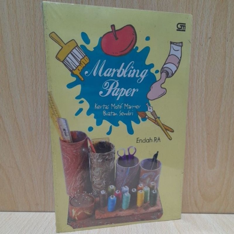 Marbling Paper kertas Motif Marmer buatan Sendiri.