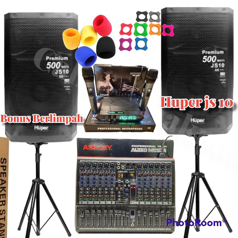 Paket Soundsystem Outdoor Indoor Huper JS10 Profesional Sound JS10