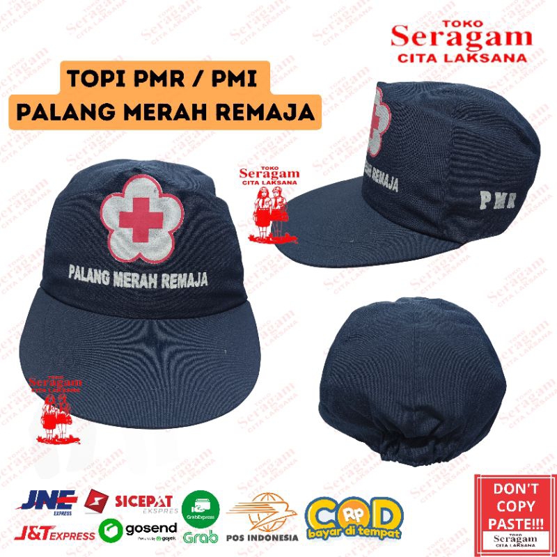 Topi PMR / Palang Merah Remaja Indonesia