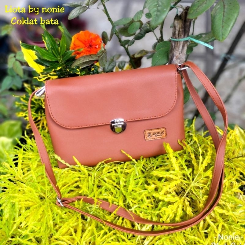 TAS LIOTA BAG BY NONIE/TAS SELEMPANG WANITA ANTI AIR/TAS MURAH KUALITAS PREMIUM