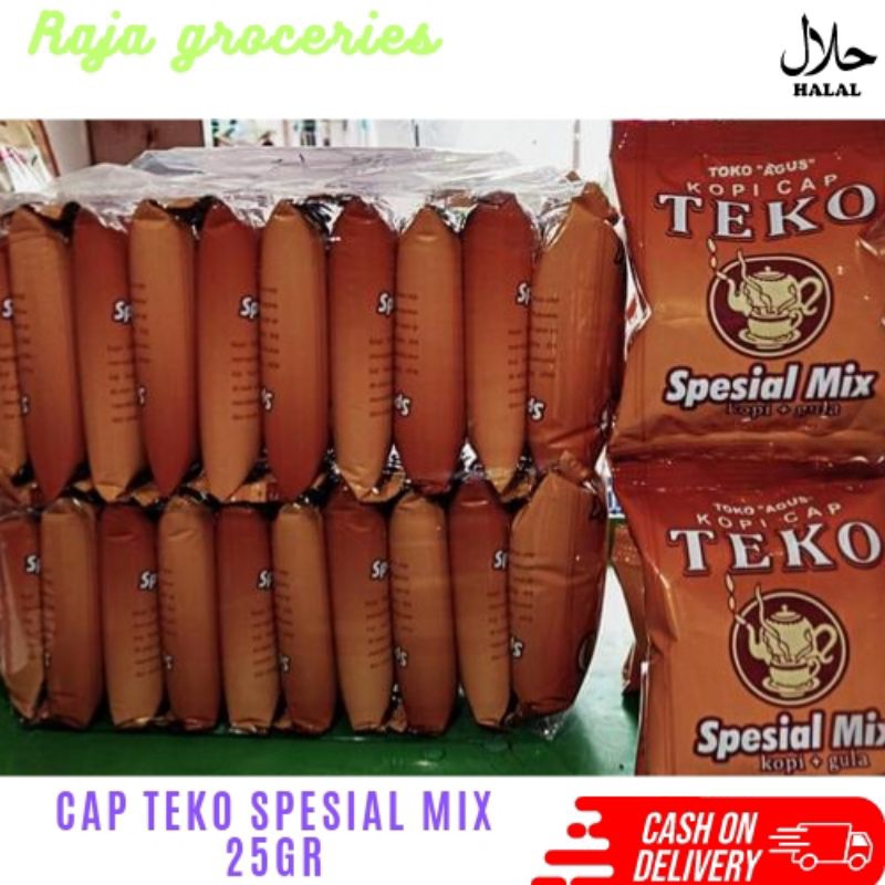 

Toko Agus Cap Teko special mix isi 20 pcs, kopi Bogor