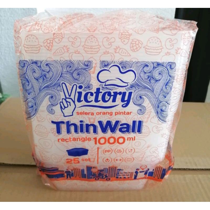 thinwall victory rectangle 1000ml